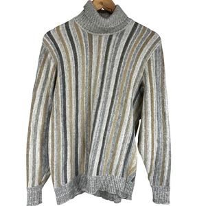 Lyle & Scott Vintage Women's 100% Super Lambwool Turtleneck Sweater Sz 44 (US L)